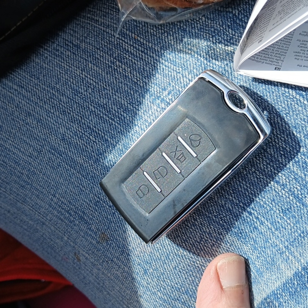 Sleek Black Car Key Fob Stash Box